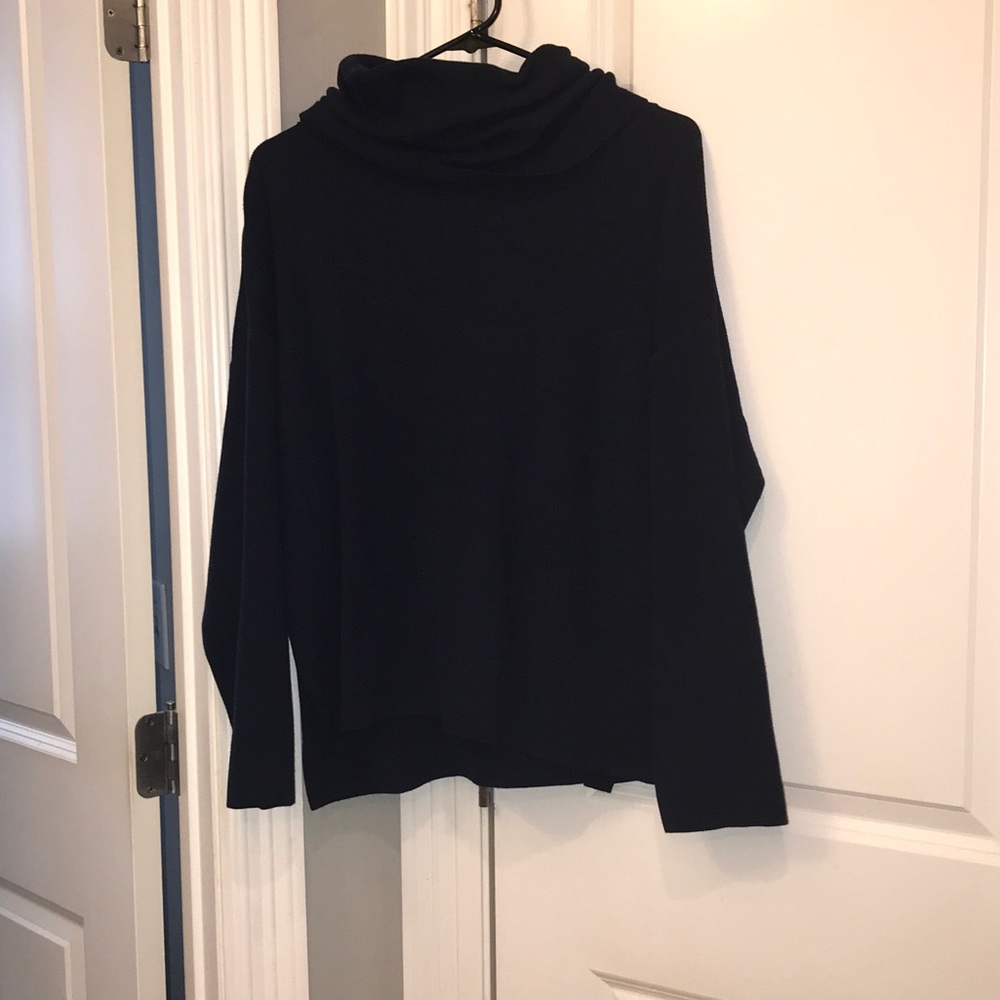 Navy H&M turtle neck